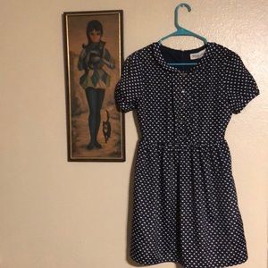 Peter pan collar Paraella polka dot Dr ess